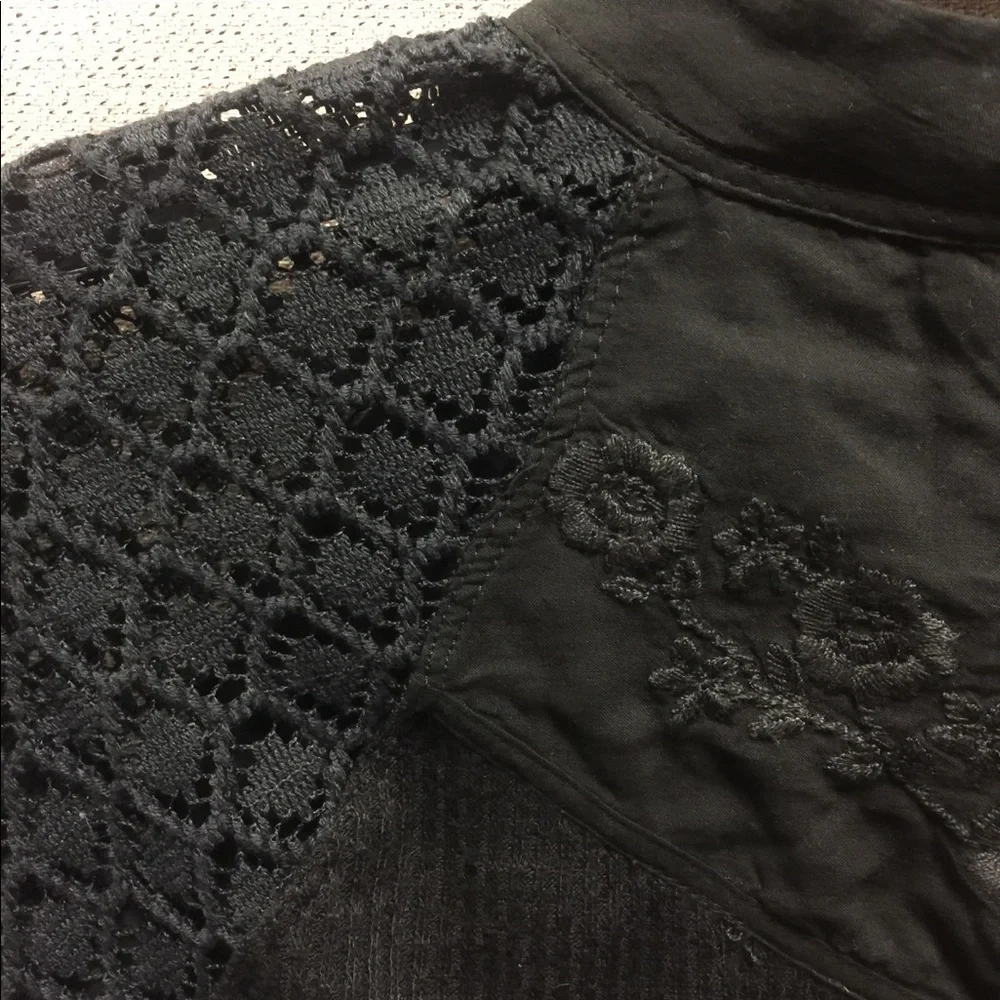 Free People Sweetest Thing Black Thermal